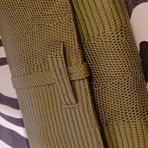 Hammitt Textured Olive Clutch